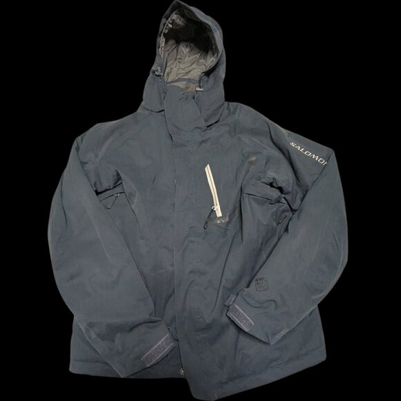 Salomon Men’s Snowboard Jacket – Gray/Blue – Size S ⛷️❄️ - Picture 1 of 7